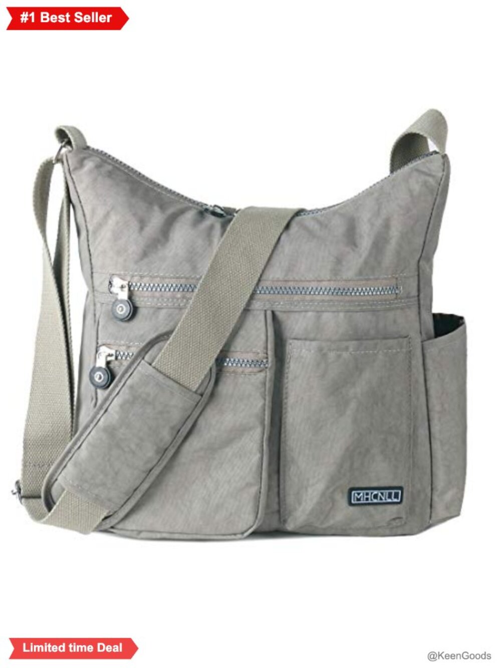 Nylon Crossbody Purse Anti-Theft RFID Lightweight Water-Resistant Travel Bag